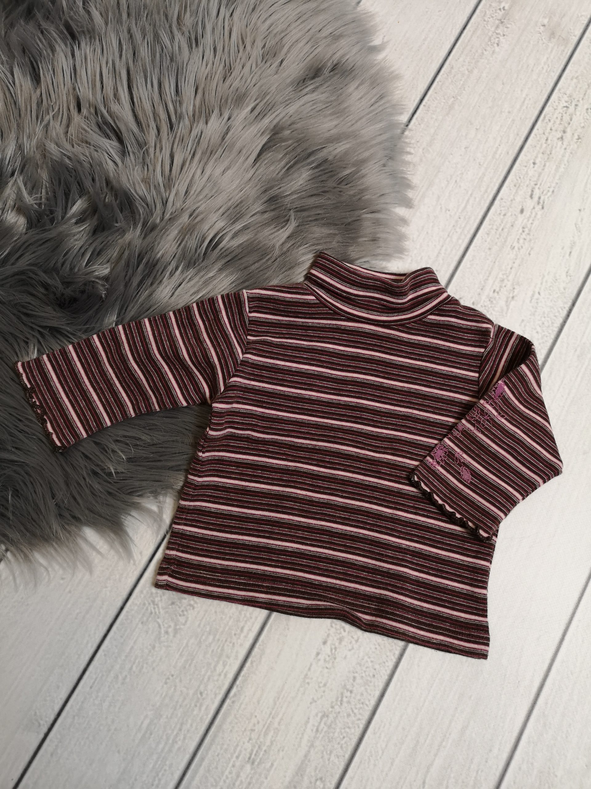 Rollkragen-Longsleeve Gr. 74