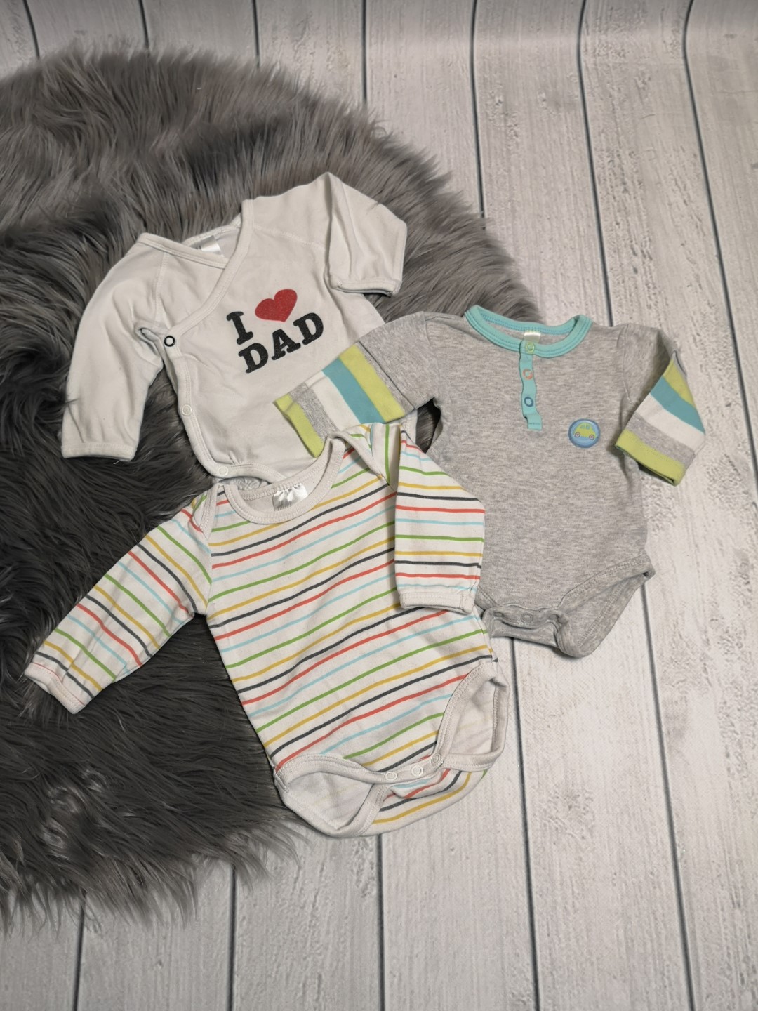 3er-Set Bodies Gr. 62