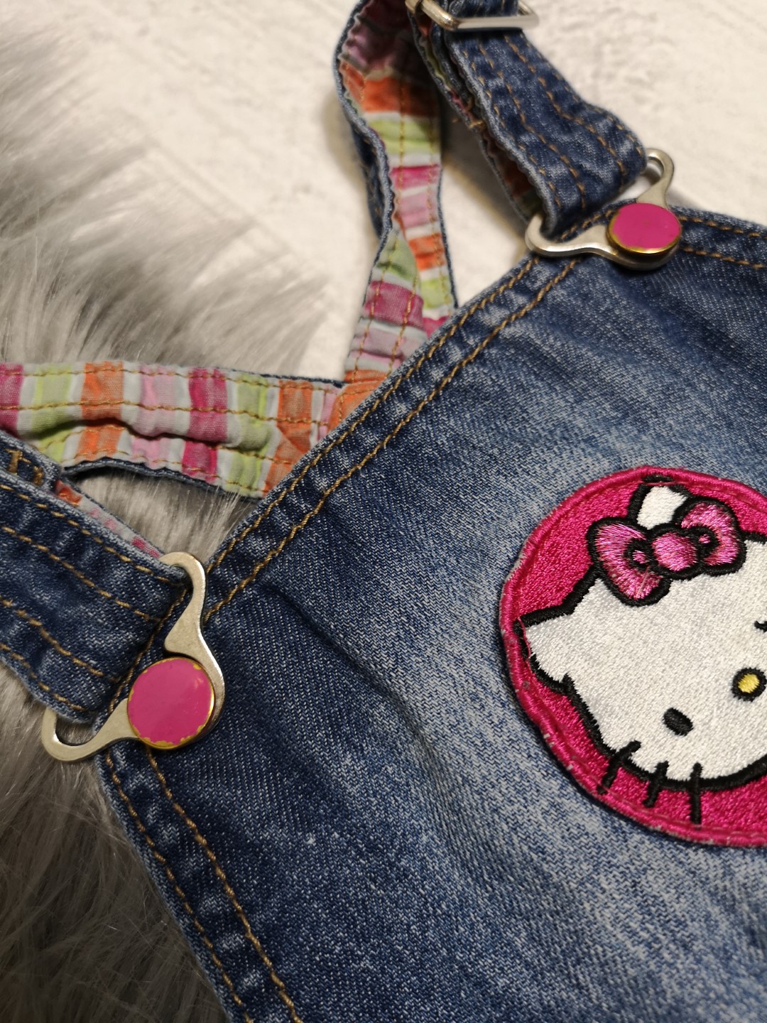 Jeans-Latzrock Gr. 86 – Bild 3