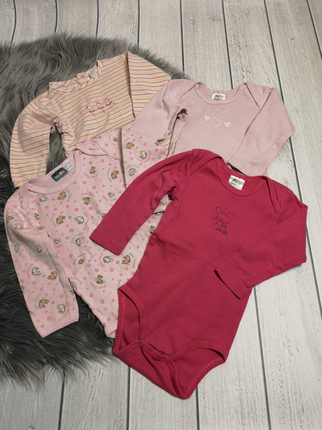 4er-Set Bodies Gr. 86/92