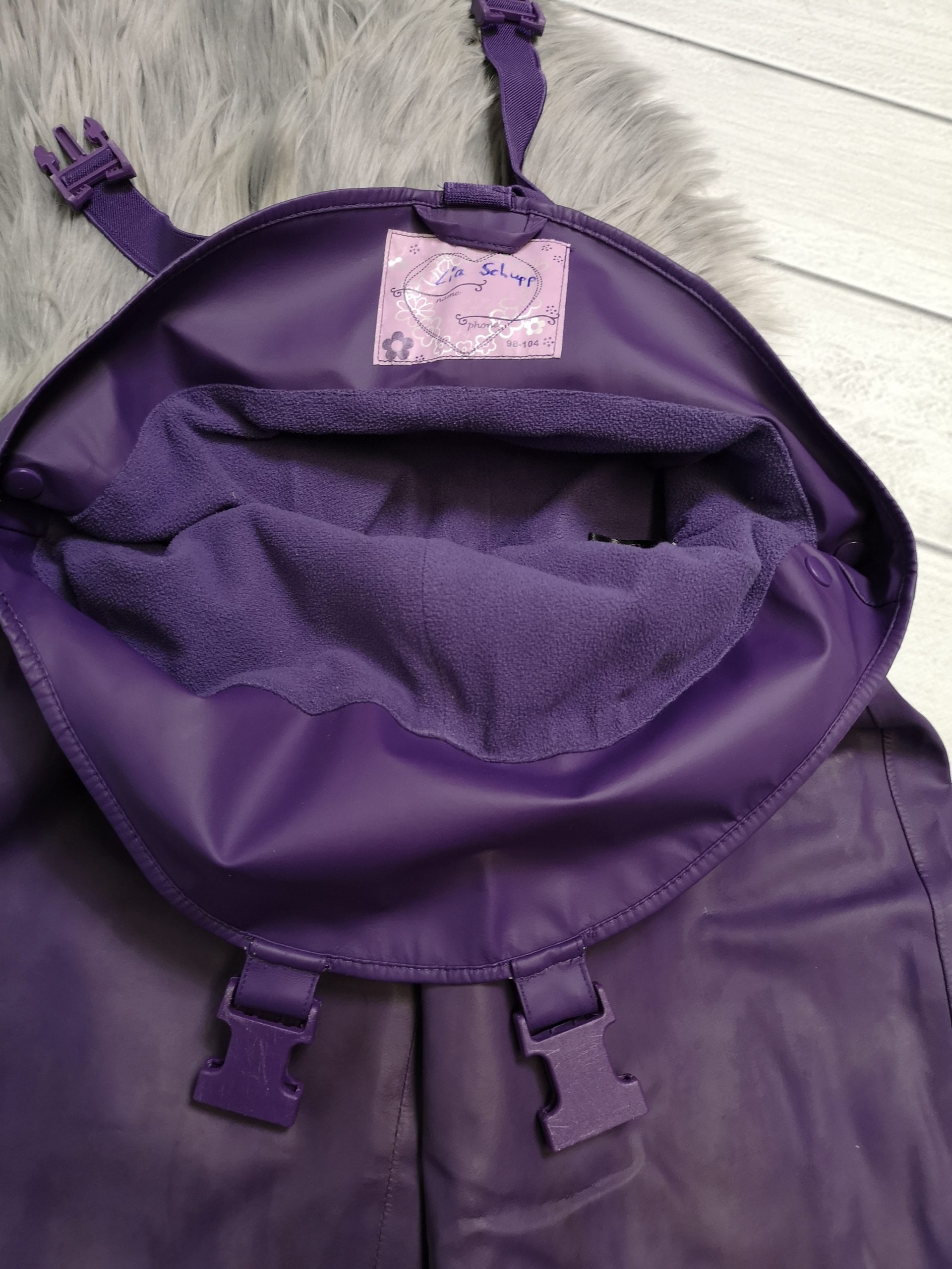 Regen- und Matschhose Gr. 98/104 – Bild 3