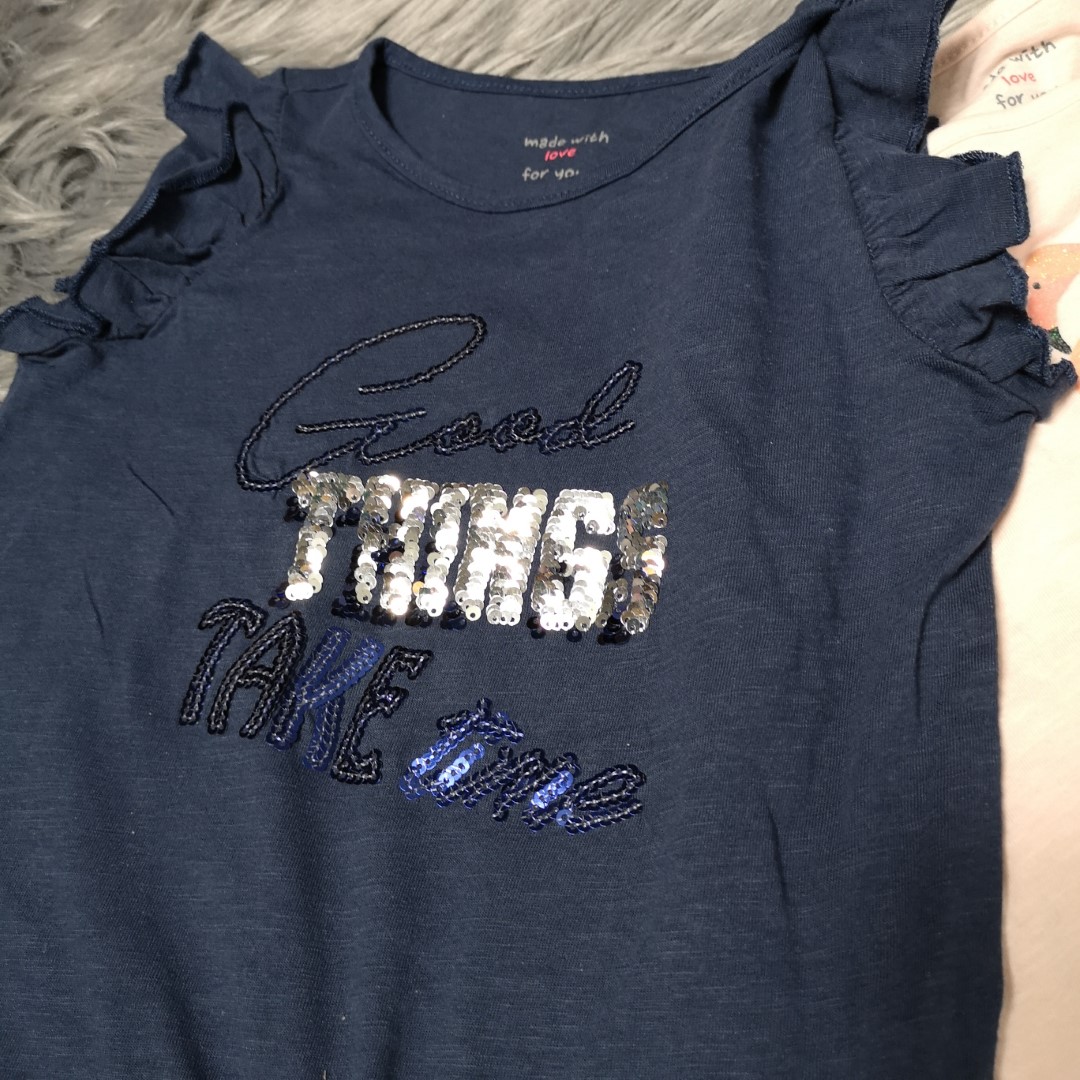 2er-Set Shirts Gr. 116 *NEU* – Bild 3