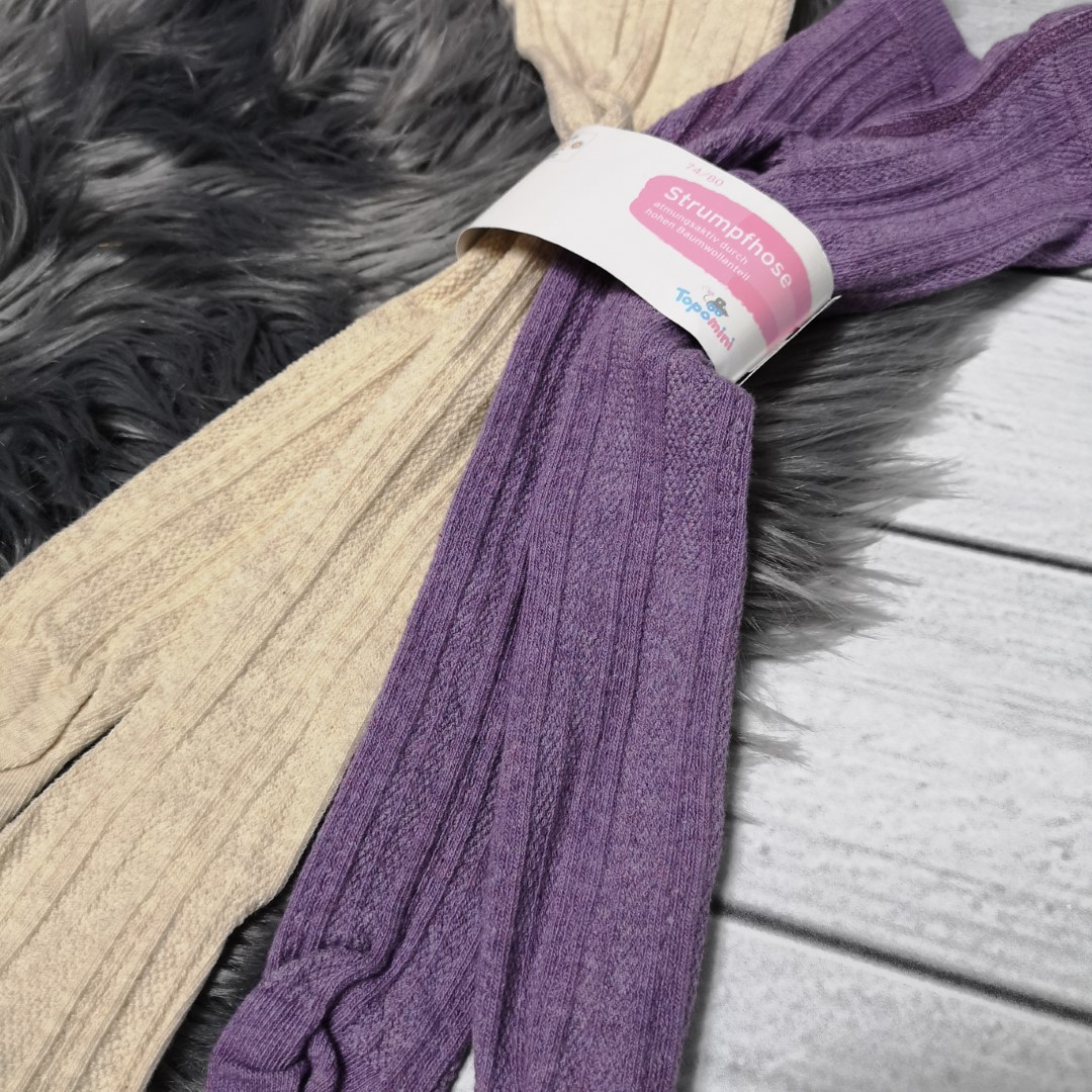 2er-Set Strumpfhosen Gr. 74/80 *NEU* – Bild 2