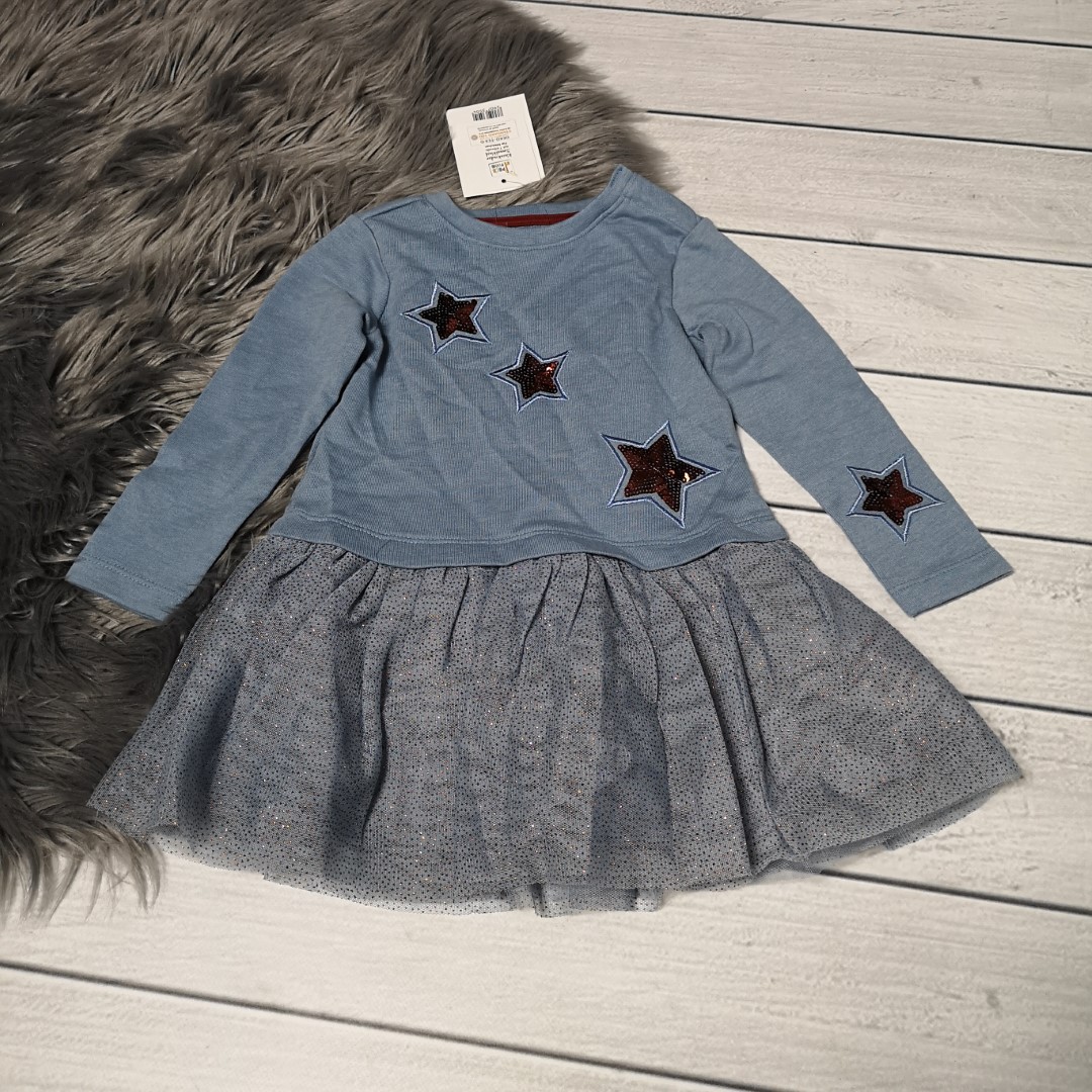 Sweatkleid mit Tüllrock Gr. 80 *NEU*