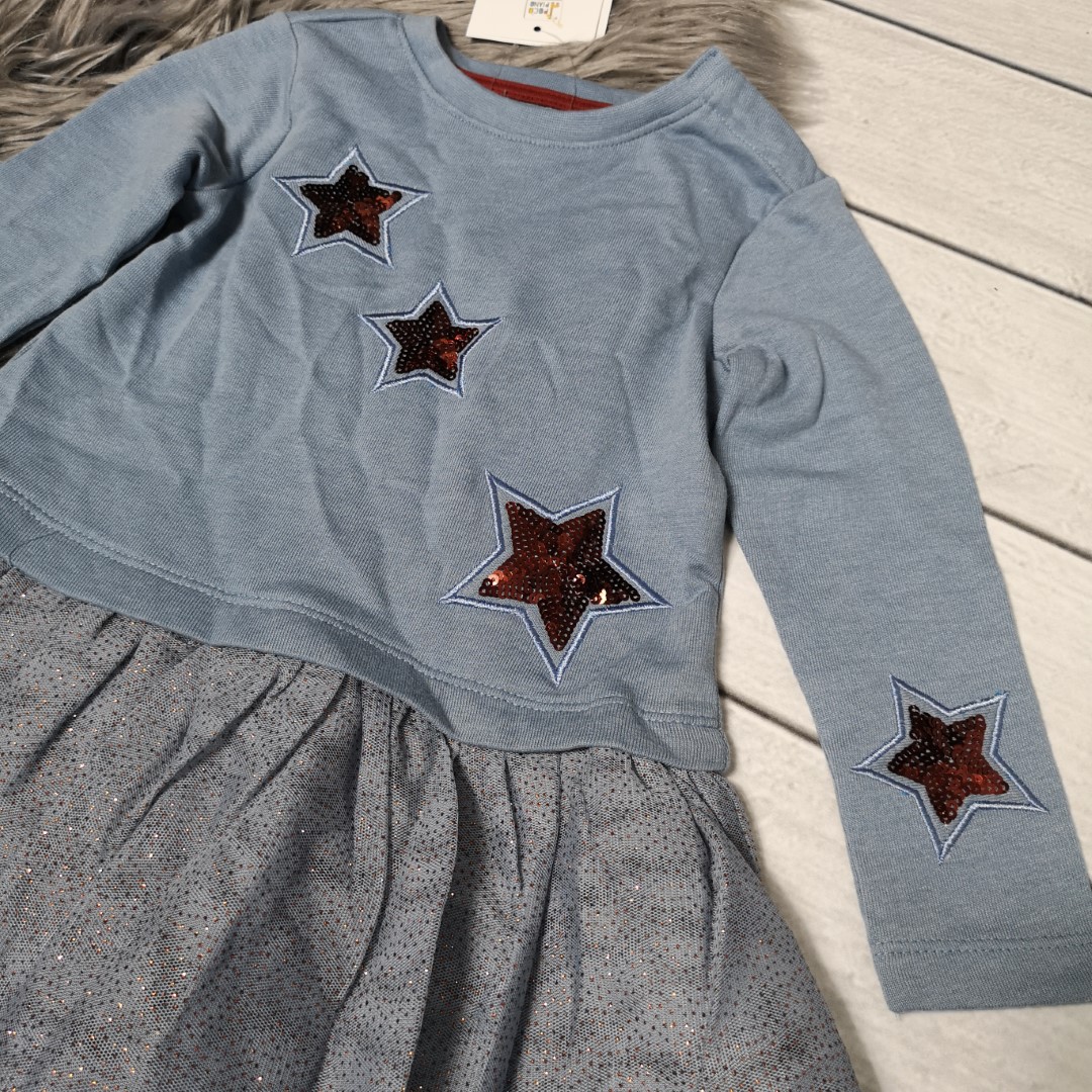 Sweatkleid mit Tüllrock Gr. 80 *NEU* – Bild 2