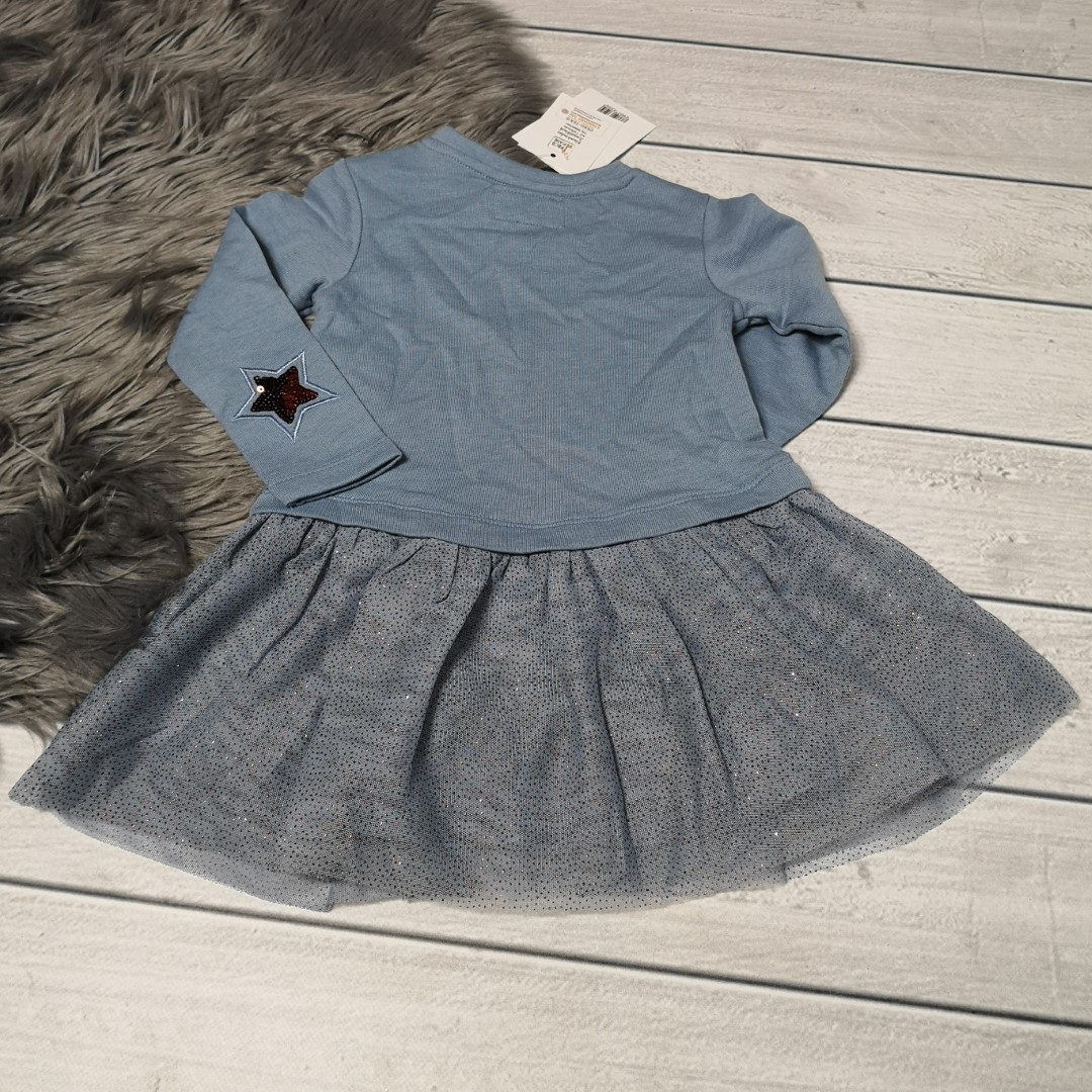 Sweatkleid mit Tüllrock Gr. 80 *NEU* – Bild 3