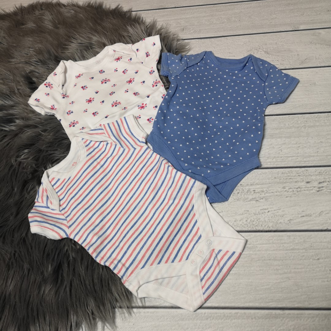 3er-Set Bodies Gr. 62 - early days