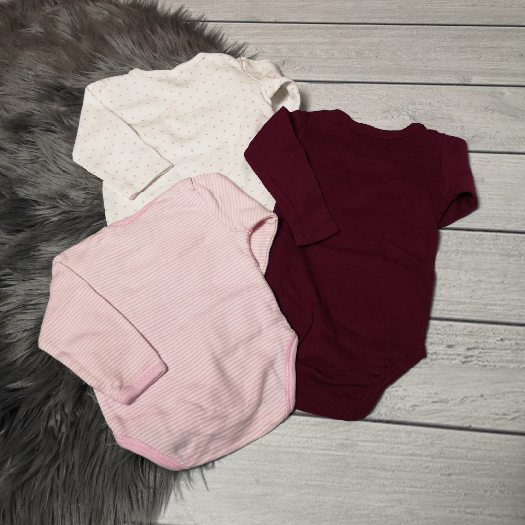 3er-Set Bodies Gr. 62/68 – Bild 2