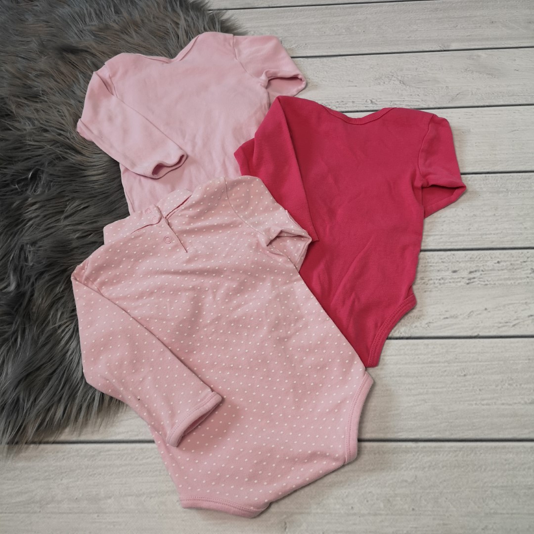 3er-Set Bodies Gr. 74/80 – Bild 2