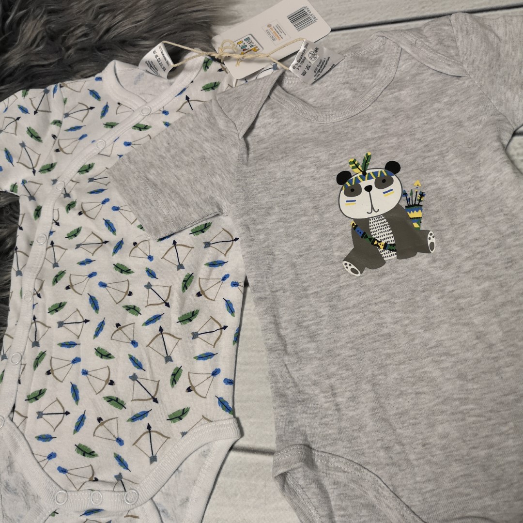 2er-Set Bodies Gr. 62/68 *NEU* – Bild 2