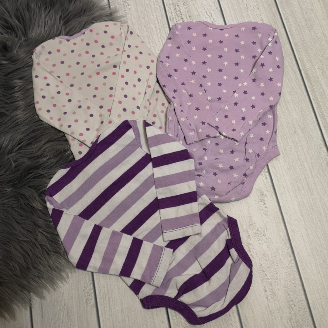 3er-Set Bodies Gr. 74 - twins – Bild 2