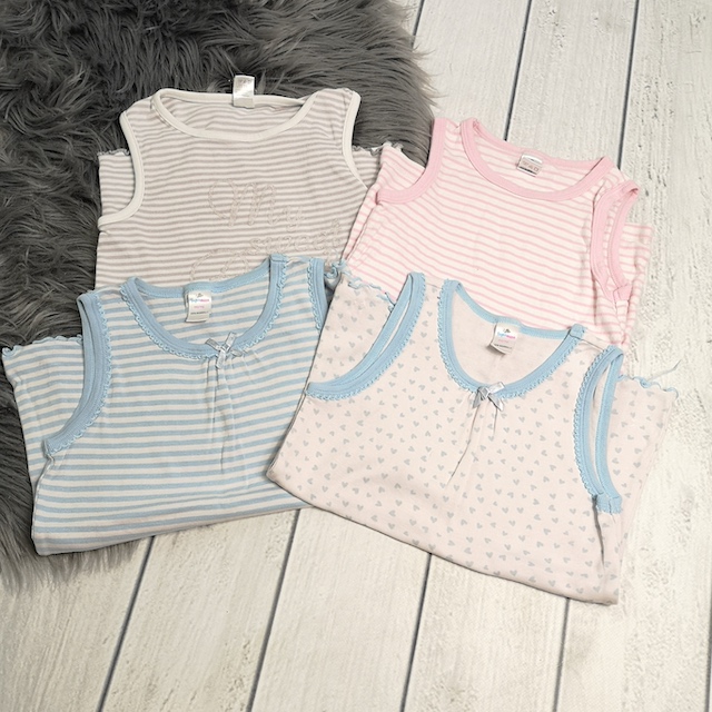 4er-Set Unterhemden Gr. 110/116 - Ernsting´s family