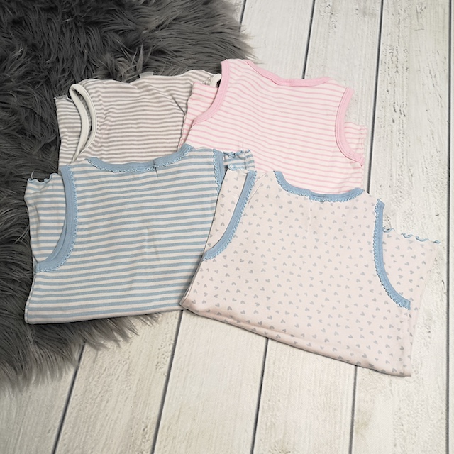 4er-Set Unterhemden Gr. 110/116 - Ernsting´s family – Bild 2