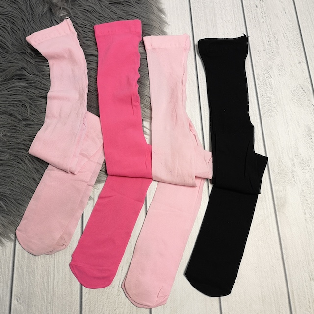 4er-Set Seidenstrumpfhosen Gr. 110/116